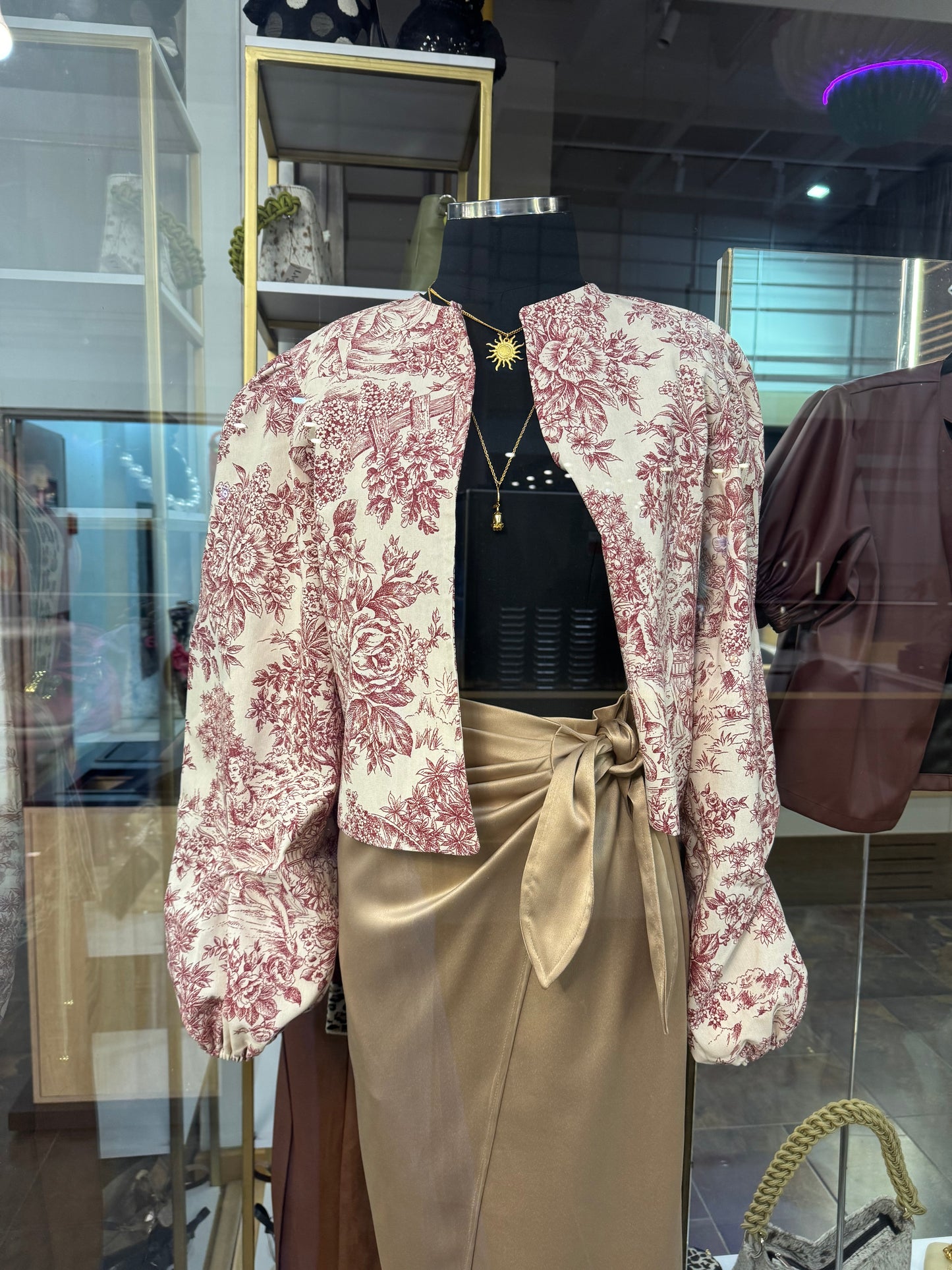 FLORÉ JACKET VINOTINTO