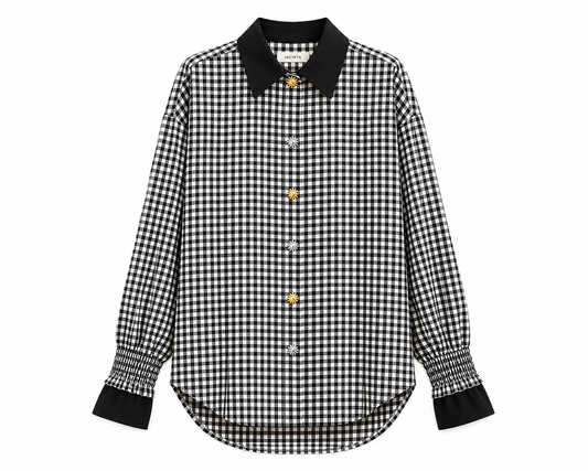 CAMISA ALICE BLANCA Y NEGRO