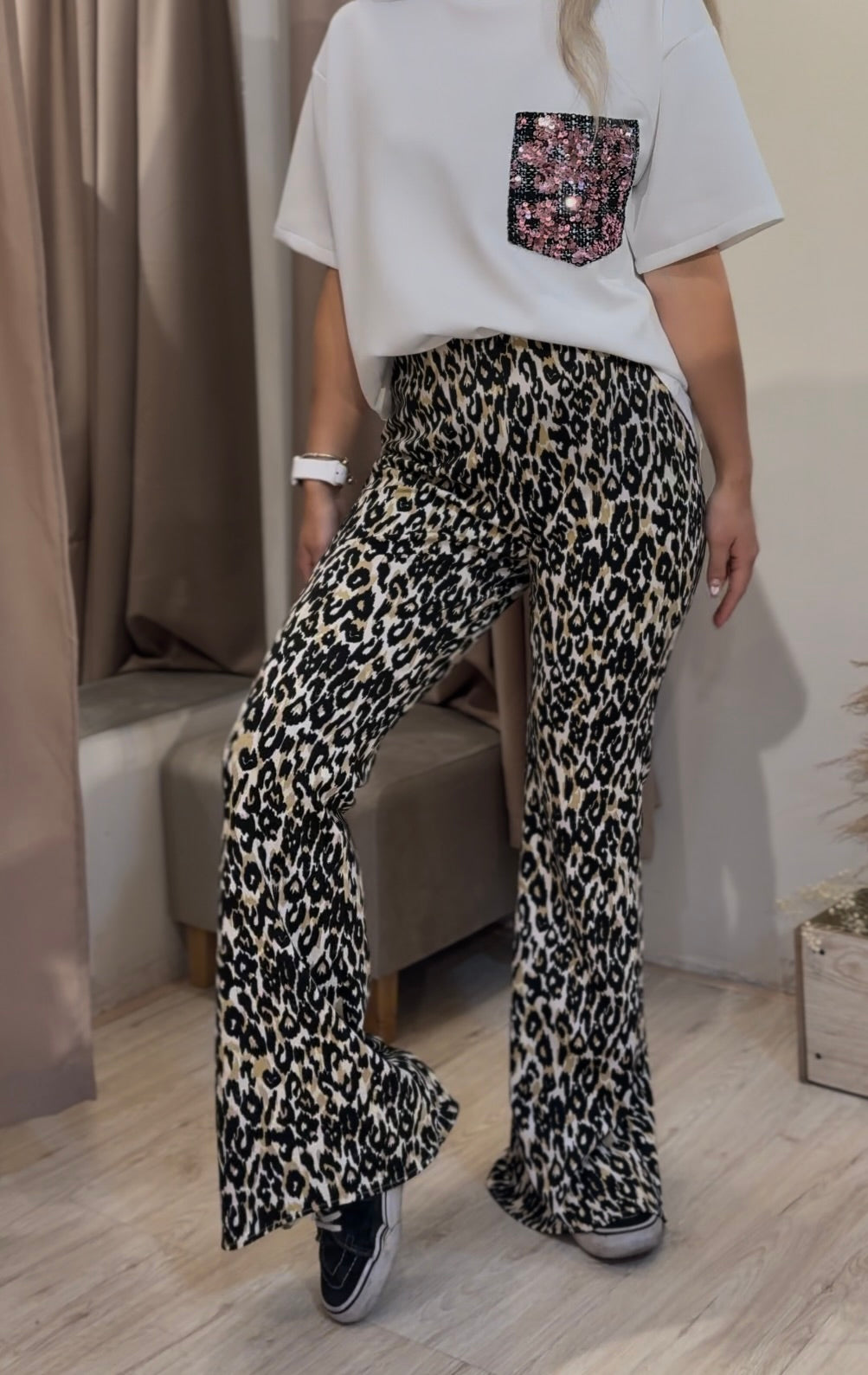 ANIMAL PRINT PANTS