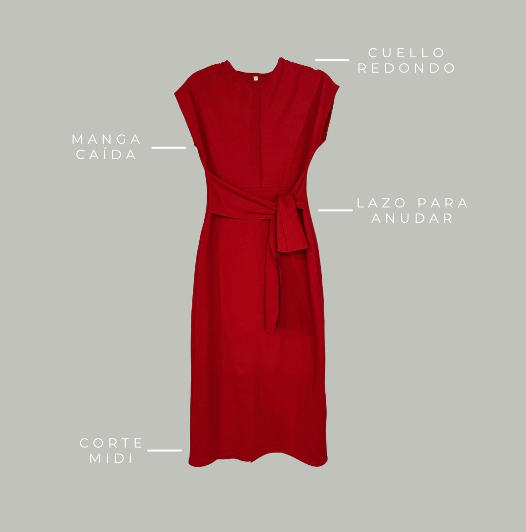 ICONIC DRESS ROJO