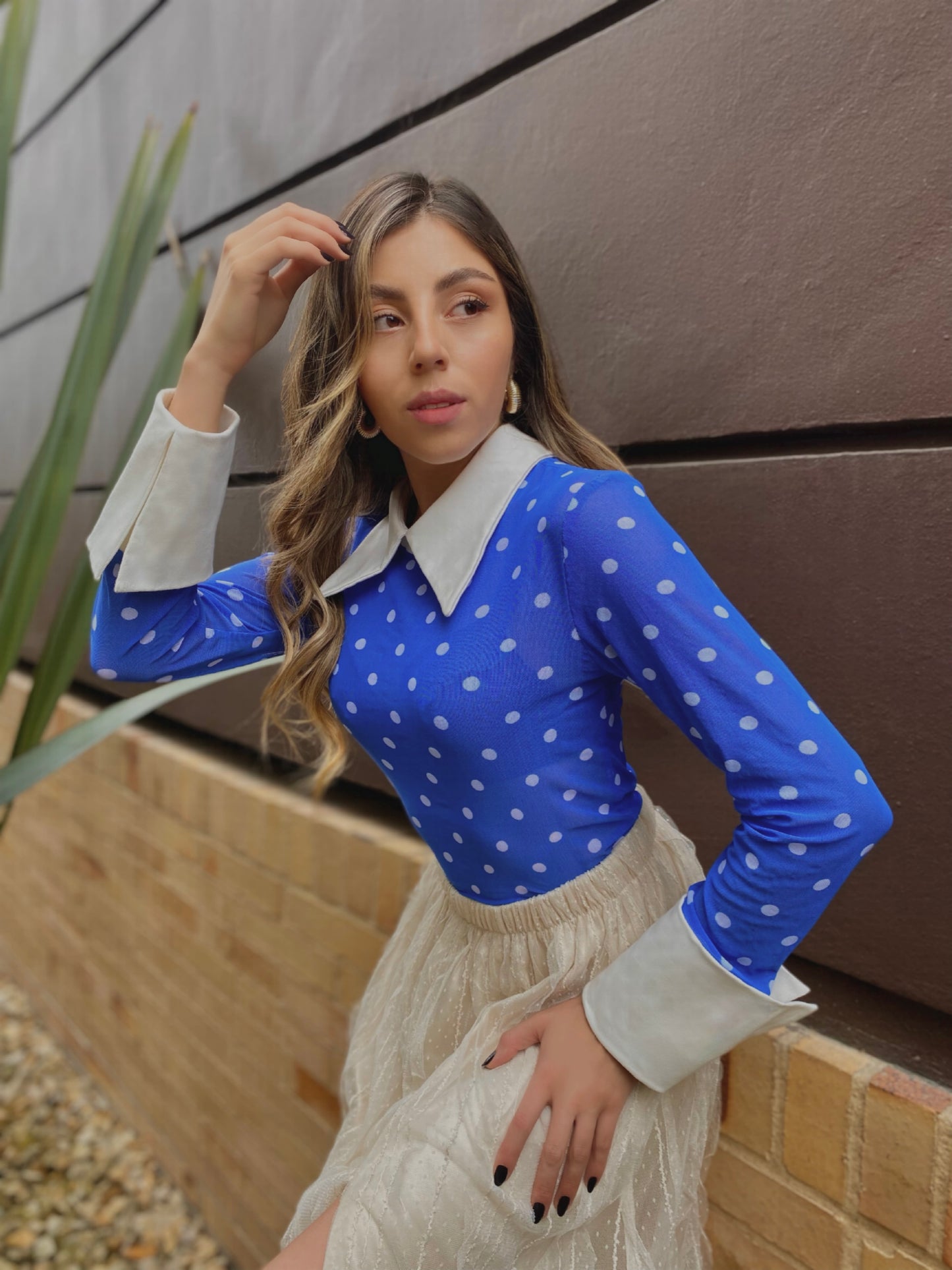 MESH SHIRT AZUL