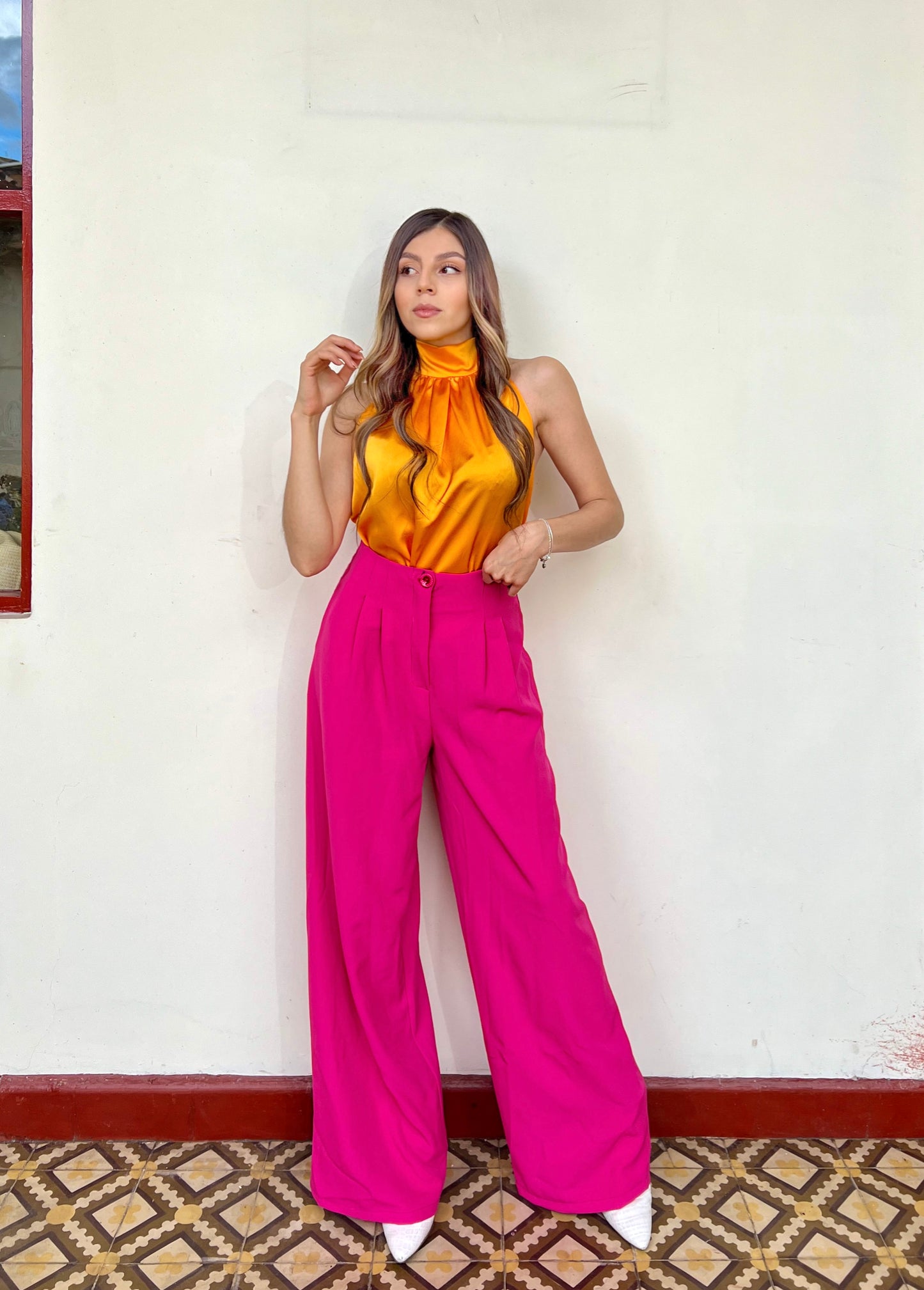 FUCSIA PANTS